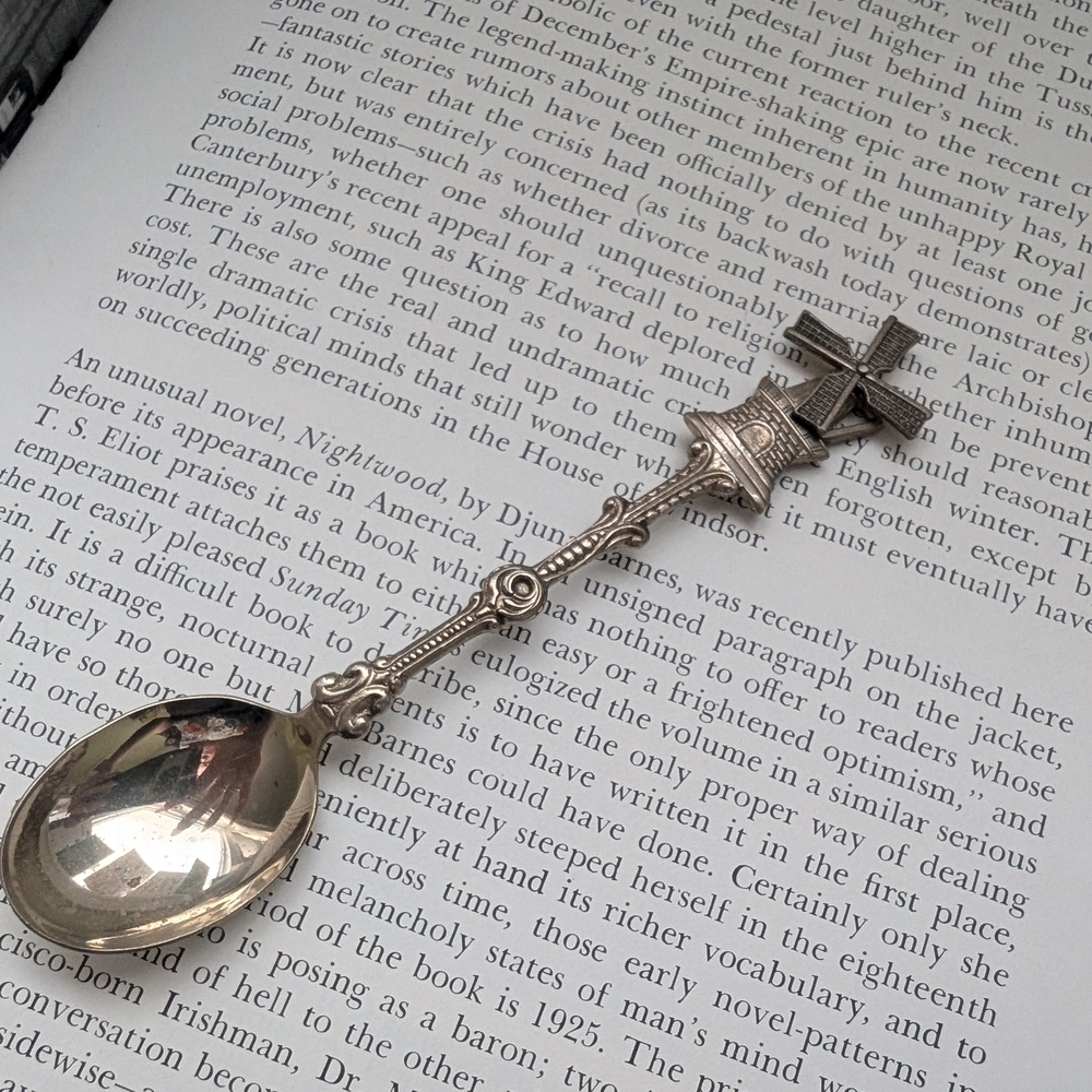 Ornate Silver Souvenir Spoon